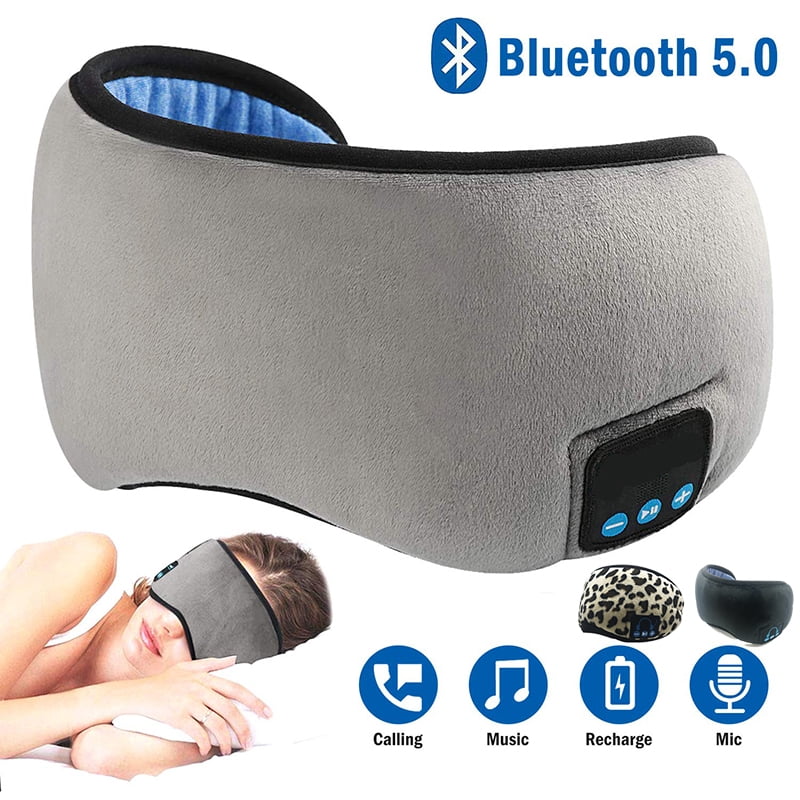 Bluetooth Sleep Headphones Wireless Handsfree Eye Mask with Builtin