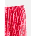 thumbnail image 3 of Holiday Time Girls Graphic Tee and Pants Pajama Set, 2-Piece, Sizes 4-18, 3 of 3