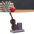 thumbnail image 3 of Retro Pen Holder, Beautiful Practical Musical Instrument Pen Holder Blue Vintage Violin Multi Purpose  for Office, 3 of 7