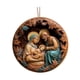 thumbnail image 3 of Colgante de Navidad del Día de la Natividad Decoración de Pascua Madera Jesús Belén Estilo A, 3 of 9