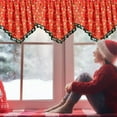 thumbnail image 4 of Dongrere Valance Curtains with Christmas Printed Kitchen Valance for Christmas Decorations Short Window Curtain for Holiday Decor, 4 of 6