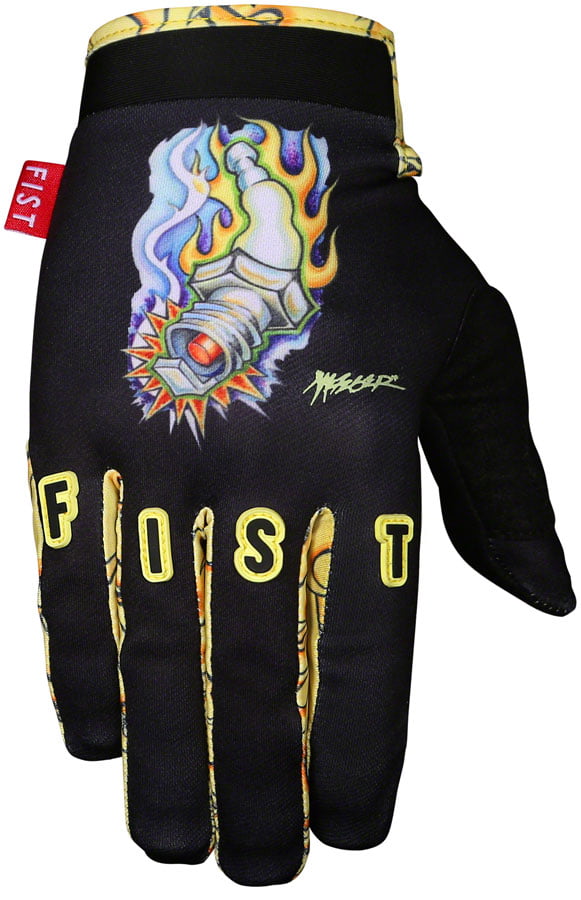 Multi-Color Full Finger, Fist Handwear Chrome Fan Breezer Hot Weather Gloves
