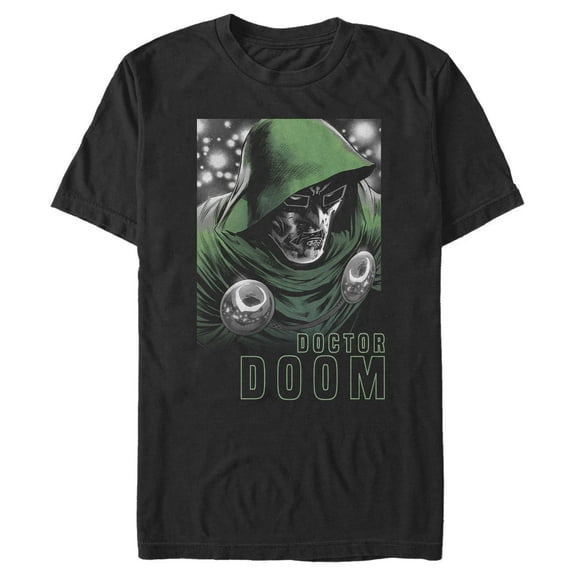 Men's Marvel: Fantastic Four Doctor Doom Poster  Graphic T-Shirt