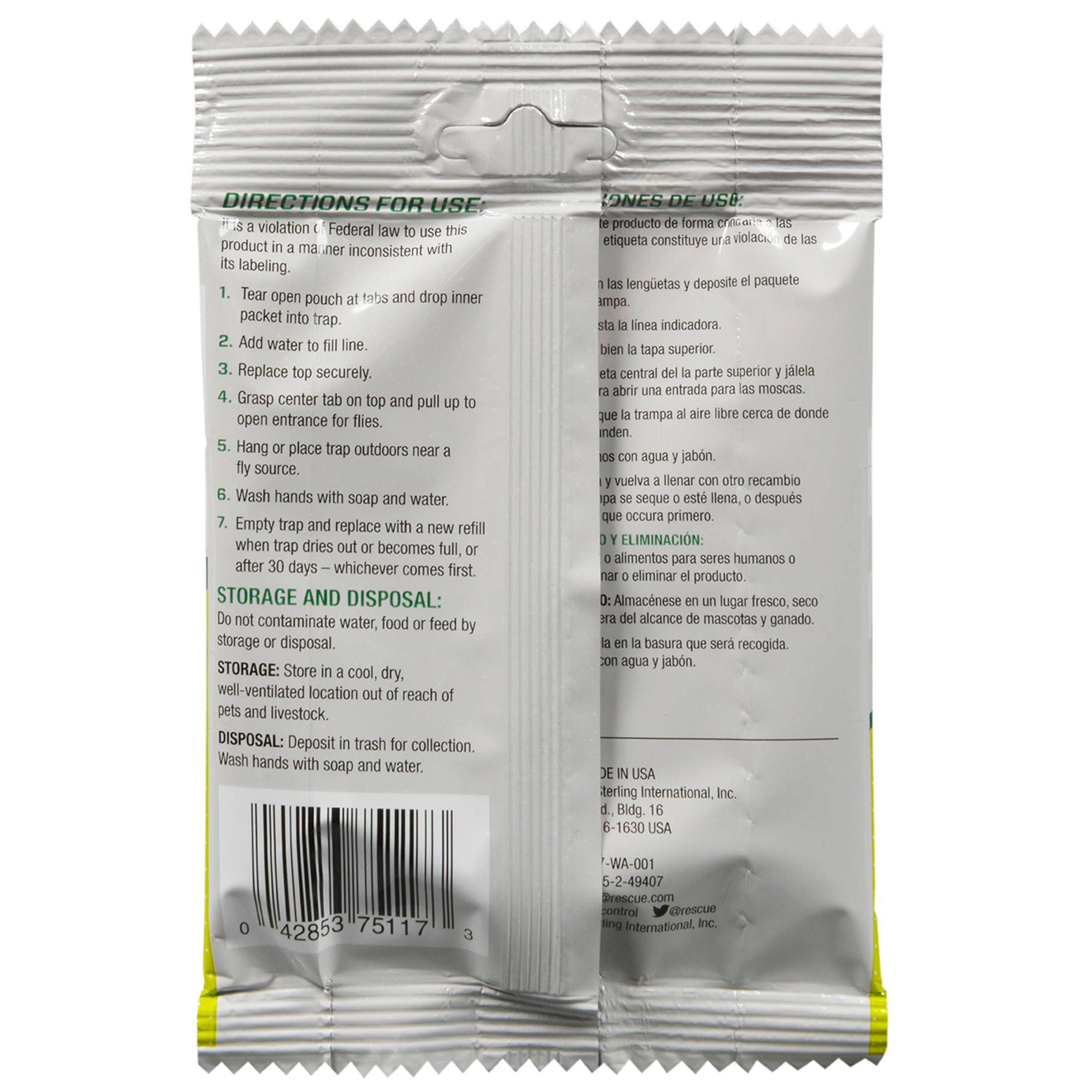RESCUE! POP! Fly Trap Bait Refill (2-Pack) photo 3