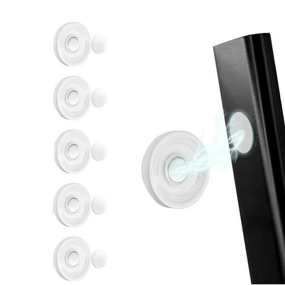 6PCS Magnetic Remote Control Holder, Wall Mount Remote Control Organizer, Much Stable, Self-Adhesive for Flat