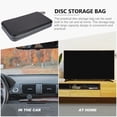 thumbnail image 3 of 1Pcs CD Storage Case Black Rectangular Plastic for CDs and DVDs Protection from Dust Home Use, 3 of 9