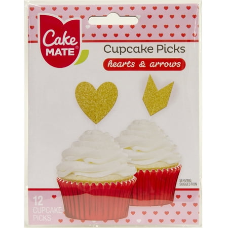 Cake Mate Heart Arrow Cupcake Picks