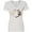AA-White, variant on Inktastic Cute Ferret Heart Women's V-Neck T-Shirt