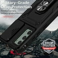 thumbnail image 5 of for Samsung Galaxy Note 20 Case with Camera Lens Cover HD Screen Protector, Military-Grade Drop Tested Magnetic Ring Holder Kickstand Protective Phone Case for Samsung Galaxy Note 20 5G (Black), 5 of 17