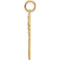 thumbnail image 3 of Designer 14K Yellow Gold Polished Fancy Edge Key Charm (Length=31) (Width=10) Made In United States -Jewelry By Sweet Pea Creations, 3 of 4