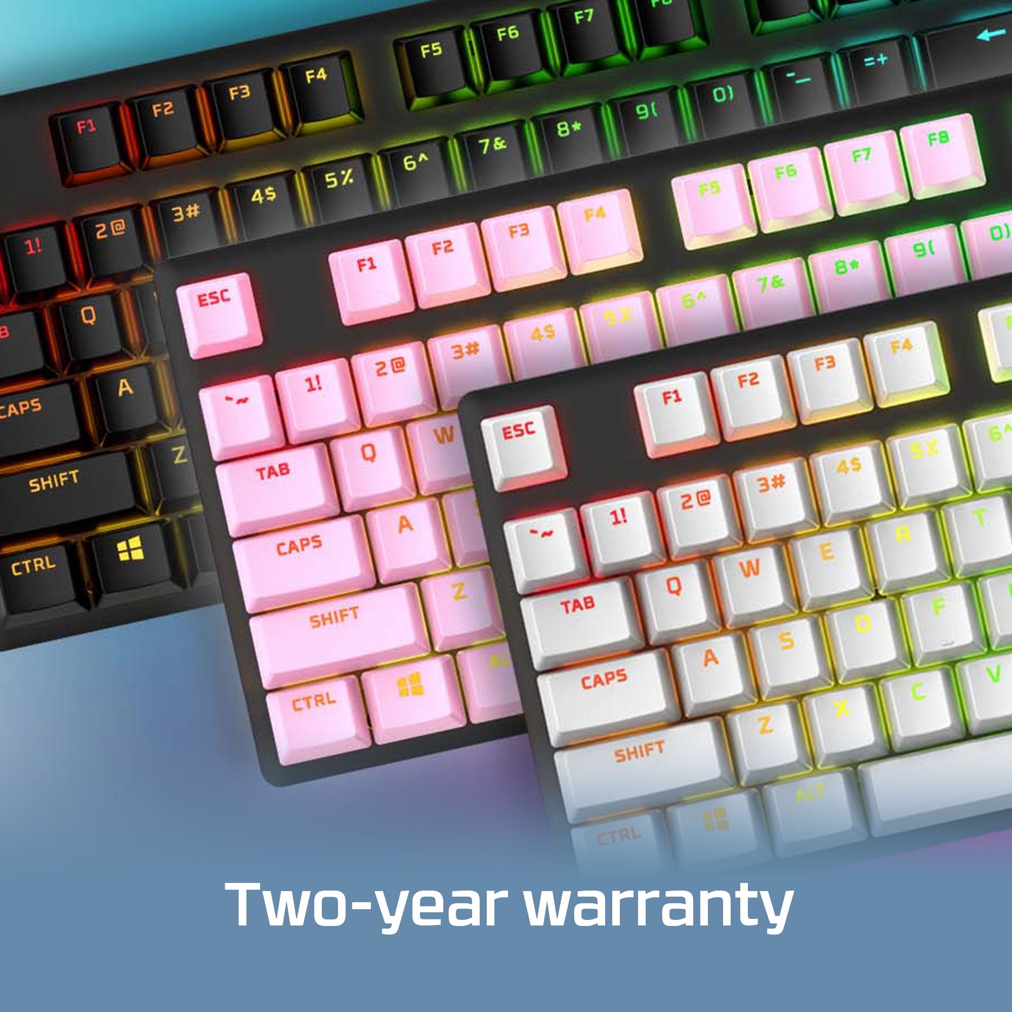 HyperX Full key Set Keycaps - PBT (White)