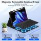 thumbnail image 3 of Funda de teclado FUWANG para iPad Air de 11 pulgadas con teclado negro, 3 of 7