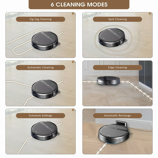ROBOEVO G20 Robot Vacuum Cleaner and Mop Combo, 3000Pa Powerful