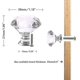 thumbnail image 4 of Crystal Drawer Knobs Dresser Furniture Knobs Zinc Alloy Crystal Glass Furniture Knob Handle Wardrobe Pull Handles Furniture Handle (10 Pcs), 4 of 5