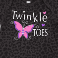 thumbnail image 4 of Inktastic Twinkle Toes Pretty Butterfly Girls Baby Bodysuit, 4 of 5