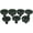 Green, variant on 7Pcs Golf Weights 3g/5g/7g/9g/11g/13g/15g for Callaway Razr Fit Xtreme Driver