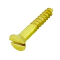 thumbnail image 2 of Renovators Supply #5X3/4" Slotted Flat Head Brass Wood Screw Pack of 100, 2 of 2