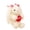 White Rabbit, variant on Rose Penguin Stuffed Animal Plush Cute Rose Penguin Plush Toys Gifts for Valentine's Day, Birthdays, and Anniversaries, 7.8 in