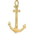 thumbnail image 4 of 14K Yellow Gold 3-D Large Anchor Charm - 46.6mm, 4 of 7