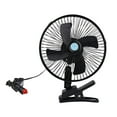 thumbnail image 2 of Ventilador de coche eléctrico Zulema Acondicionador del refrigerador de aire 10 pulgadas 24 V negro, 2 of 8