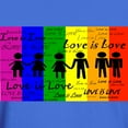 thumbnail image 3 of CafePress - Love Is Love Dark T Shirt - Men's Classic Graphic Cotton T-Shirt, 3 of 4