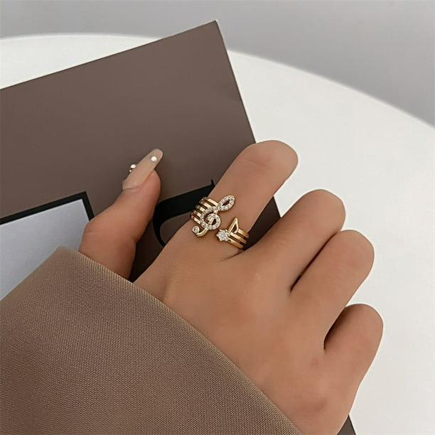 Anillos de notas musicales hotsell
