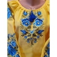 thumbnail image 2 of Flower Print Lantern Sleeves Boho Blouse Sexy Lace Tassel O Neck Women Tops Spring Summer Autumn Chic Blouses, 2 of 5