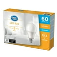 thumbnail image 1 of Great Value 60W A19 Soft White LED bulbs 8-pack, 1 of 2
