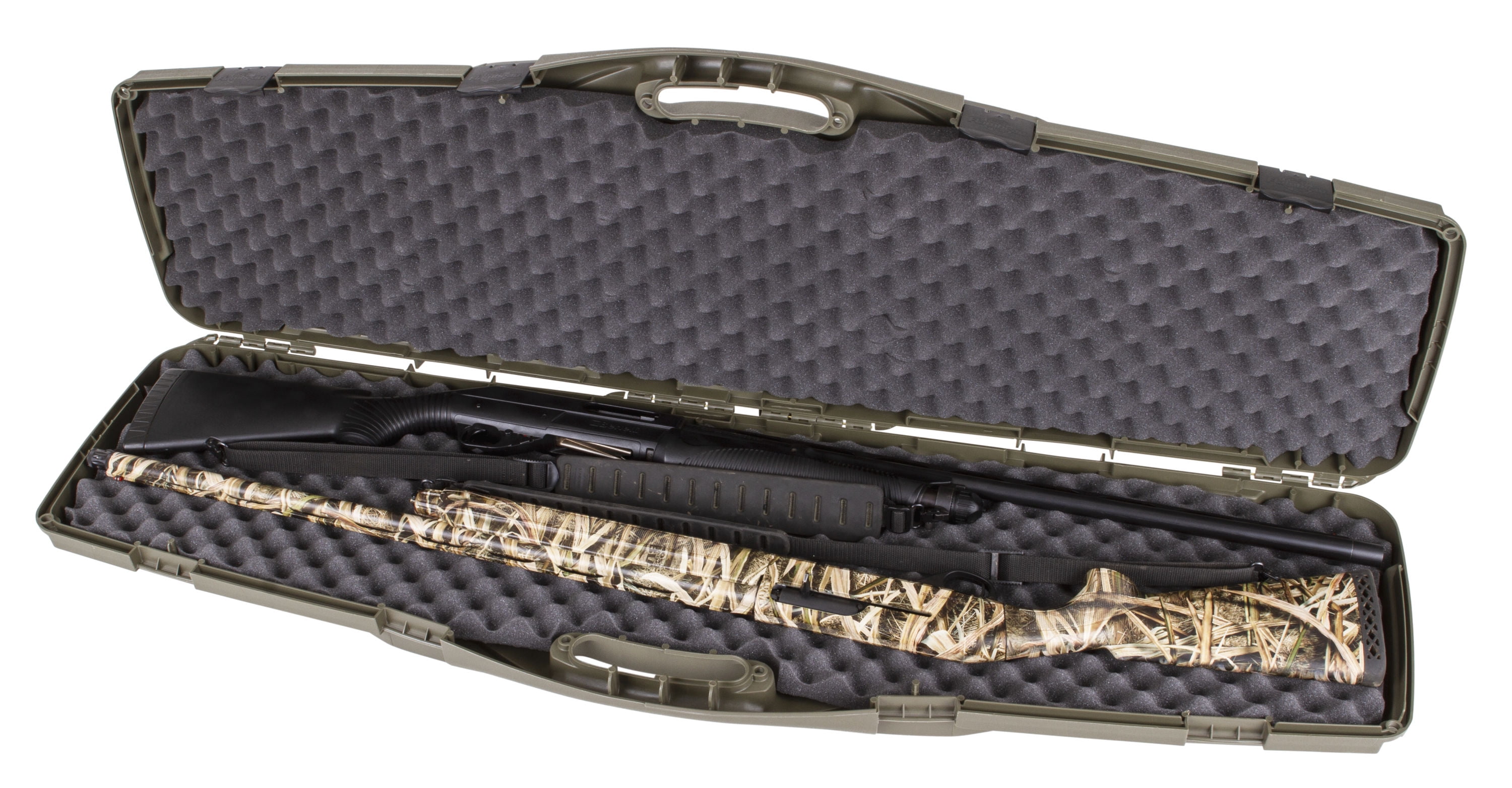Flambeau Zerust Infused Double Gun Case, Green, 1 Piece