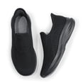thumbnail image 6 of Unisex Slip-On Loafers Men Women Lightweight Fashion Walking Sneakers Black, 6 of 7