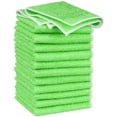 thumbnail image 1 of REGALWOVEN Paquete de 12 Paños de Cocina Suaves y Absorbentes Color Verde 10" x 12", 1 of 7