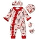 thumbnail image 1 of Conjunto de Mameluco Navideño para Bebé Aalizzwell 0-3 Meses, 1 of 5