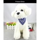 thumbnail image 3 of Collar de pañuelo para perro de moda, collar para perro, pañuelo mediano para niño, pañuelo para cachorro con collar para perros (azul M), 3 of 4