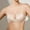Beige, variant on Women's Push up Lace Bra Underwire Deep V Full Cup Lingeries Comfortable Plus Size Support Bralette