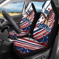 thumbnail image 2 of HUISEFOR 250 Years Car Seat Cover Set Breathable Anti Slip 4 Piece Car Seat Cover Full Set Elastic Polyester Cars Accessories All-Season Protection Fit for Most Cars SUVs, 2 of 6