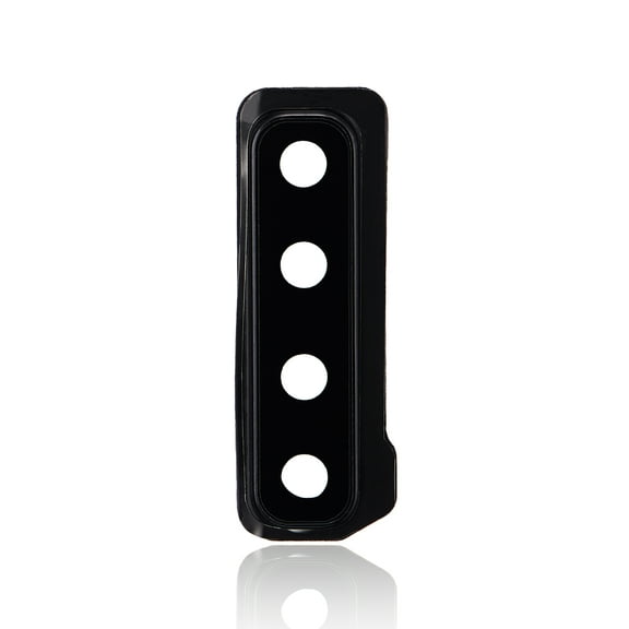 Replacement Back Camera Lens With Bracket Compatible For Samsung Galaxy A9 (A920 / 2018) (Caviar Black)