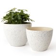 thumbnail image 4 of Jardinera exterior maceta interior blanca (11*14,5*19cm+12,5*22*17cm) JAMW Sencillez, 4 of 5