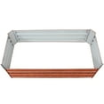 thumbnail image 6 of Sunnydaze 48" x 24" x 11.75" Woodgrain Galvanized Steel Raised Garden Bed, Set of 2, 6 of 6