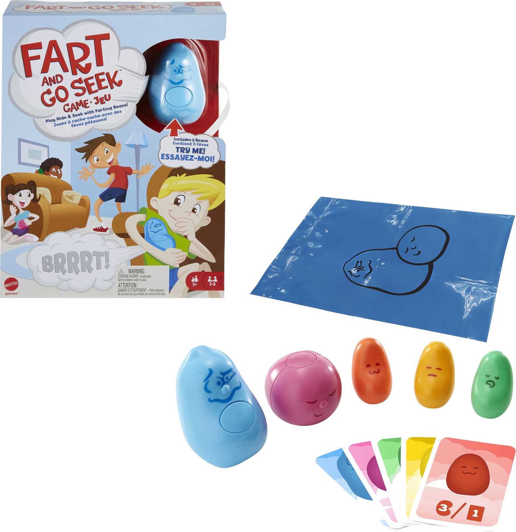 Fart Go Seek Kids Game, Indoor Outdoor & Find Activity Game with Electronic Farting Beans - Walmart.com