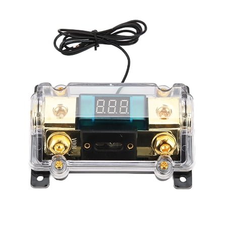 Digital Fuse Led Auto Audio Fuse Holder, Digital LED Fuse Block Waterproof 1 Way In 1 ...