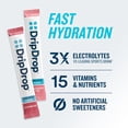 thumbnail image 6 of DripDrop Zero Sugar Fast Hydration - Sampler Variety Electrolyte Powder Drink Mix, 10 Count, 6 of 9