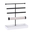thumbnail image 3 of Jewelry Stand ,Storage Free Standing, Display, Stand, Metal, 5 Tier Collection Organization ,Jewelry Organizer ,for Bangles ,Earring Tabletop Rings Yinane puesto de joyería, 3 of 8