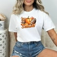 thumbnail image 5 of Thanksgiving T-Shirt for Women, Tis the Season Football T-Shirt, Football T-Shirts, Fall T-Shirts, Plus Size Fall Shirt, 5 of 9