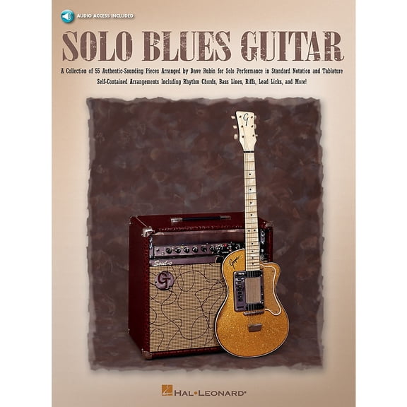 Hal Leonard Solo Blues Guitar Guitar Collection Series Softcover Audio Online Written by Dave Rubin