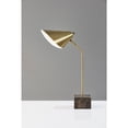 thumbnail image 4 of Adesso Hawthorne Desk Lamp, Antique Brass, Electronic, Metal Shade, 4 of 8