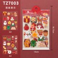thumbnail image 3 of Tarjetas de decoración navideña, pegatinas colgantes con ambiente festivo, mensajes de bendición de víspera de Navidad, embalaje de regalo, caja, accesorios, 3 of 5