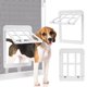 thumbnail image 1 of Ownpets Puerta mosquitera para perros, solapa interior de puerta de 11x13 pulgadas, puerta mosquitera con cerradura para mascotas, cierre magnético, puerta resistente para perros (blanco), 1 of 5