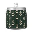 thumbnail image 7 of Yayeee Ashtray with Lid for Cigarette Smokeless Stainless Steel Home Ash Holder, Green Plants, 7 of 7