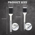 thumbnail image 7 of Grill Brush and Scraper, 2 In 1 Multifunctional Metallic Grill Barbecue Brush, Outdoor Cleaning BBQ Accessories Grill Brush, Safe Grill Cleaner Brush for Barbecue, Home, Picnic（Large）, 7 of 7