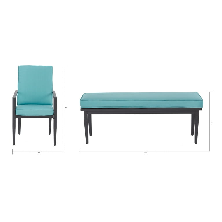 Mainstays Rockview 5 Piece Outdoor Dining Set Walmart